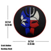 Embroidered Tactical Patch with Hook and Loop Backing
