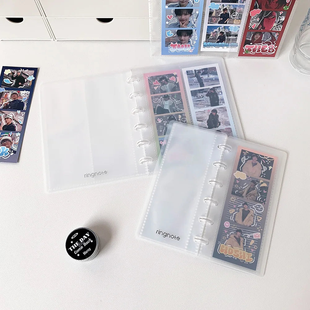 Clear 2x6 Photo Strip Album with 20 Protective Pages
