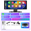12-Inch Rearview Mirror Dash Cam with Wireless CarPlay & GPS