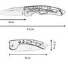 Compact Stainless Steel Folding Knife for Outdoor Adventures