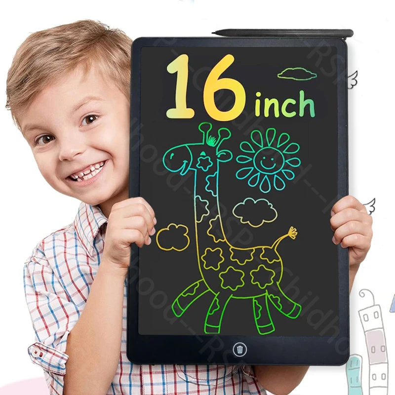 16-Inch Colorful LCD Drawing Tablet for Kids