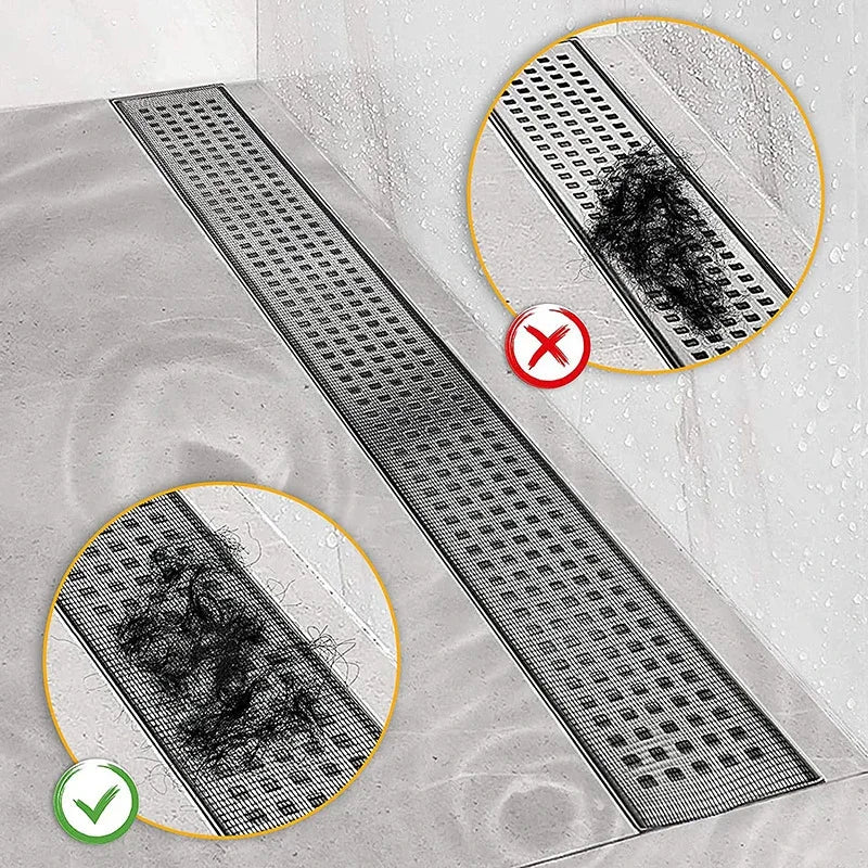 Self-Adhesive Drain Hair Catcher Strips