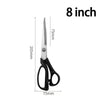 Professional Heavy-Duty Shears for Fabric, Leather & Sewing