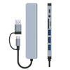 8-Port USB-C & USB-A Hub with SD/TF Card Reader