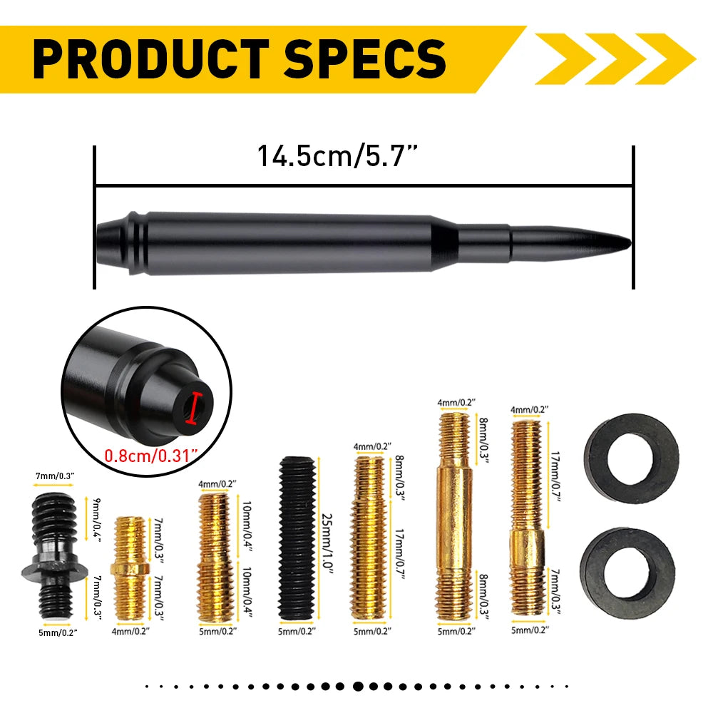 Compact 14cm Bullet Car Antenna for AM/FM Reception