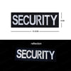 Reflective IR Security Patch with Hook & Loop Backing