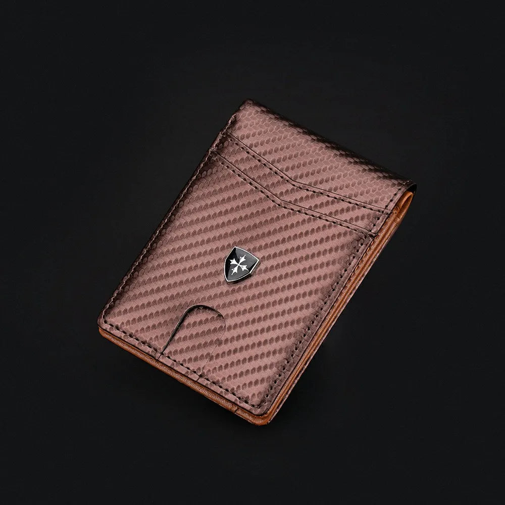 Carbon Fiber RFID Blocking Bifold Wallet for Men