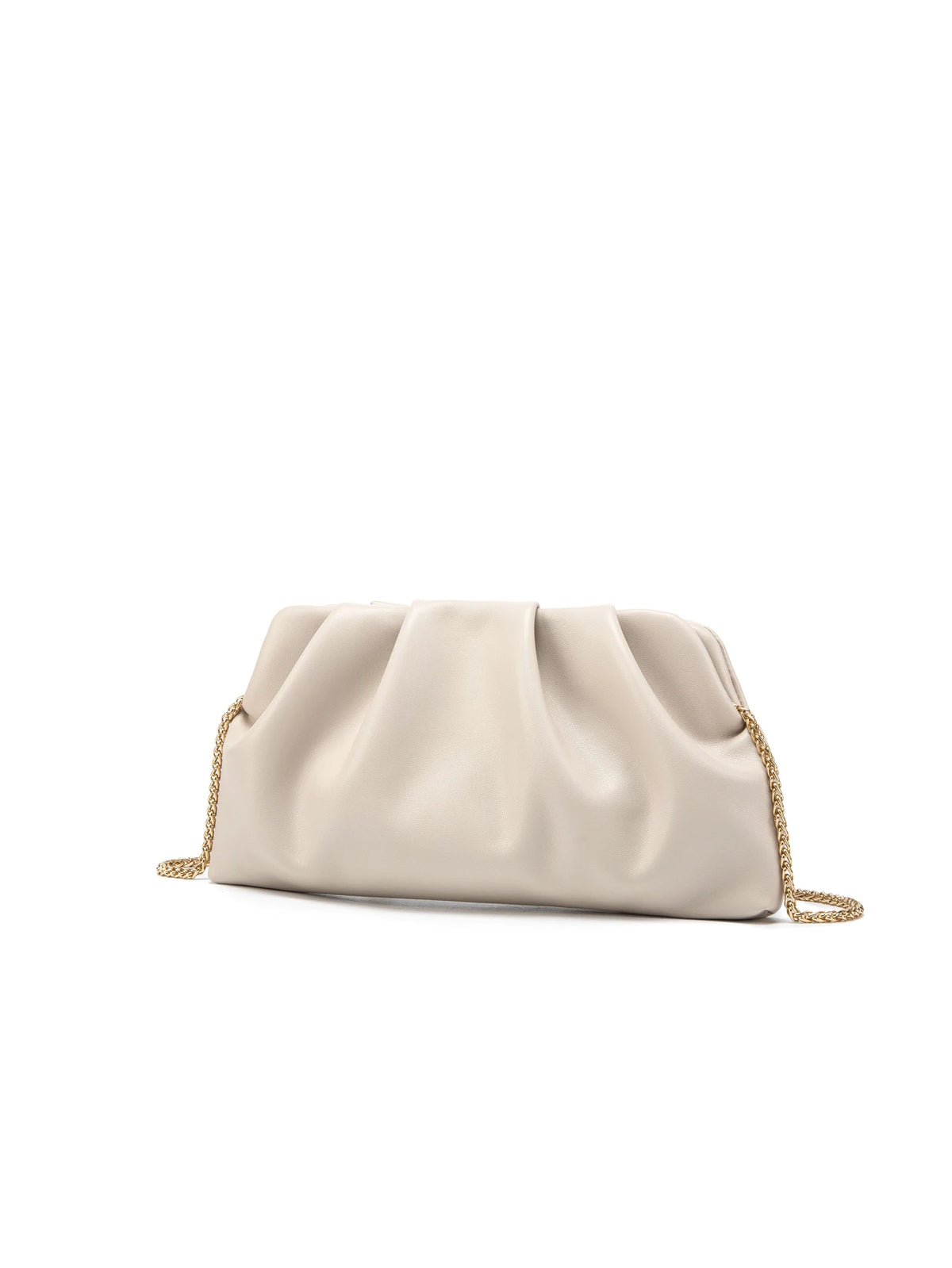 Elegant Chain Shoulder Bag with Crystal Accents