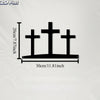 Elegant Metal Cross Wall Art for Home and Office