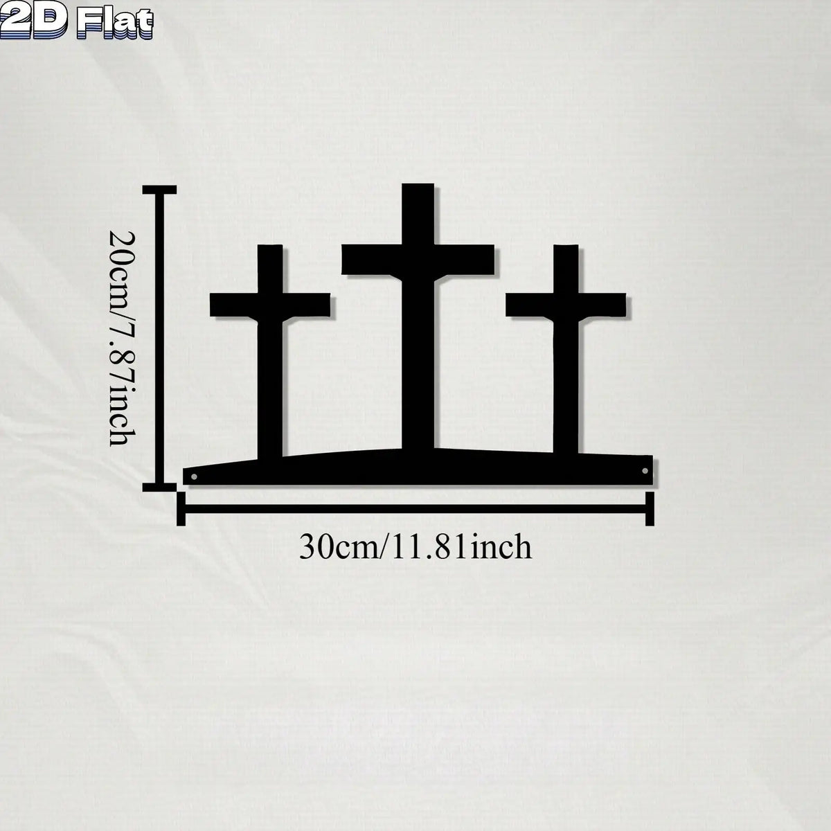 Elegant Metal Cross Wall Art for Home and Office