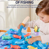 Montessori Cloth Fishing Game with Stacking Cups & Counting Set