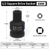 Heavy-Duty Square Drive Impact Socket Adapter Set