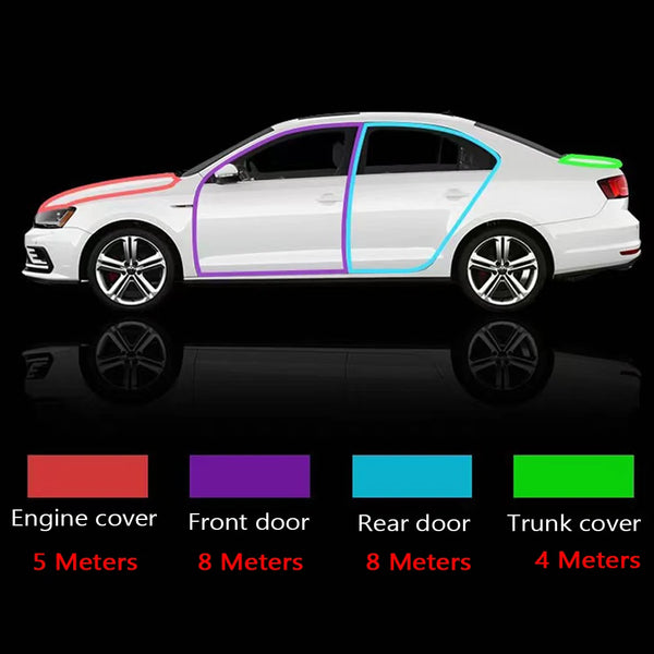 Universal EPDM Car Door Weatherstrip Seal