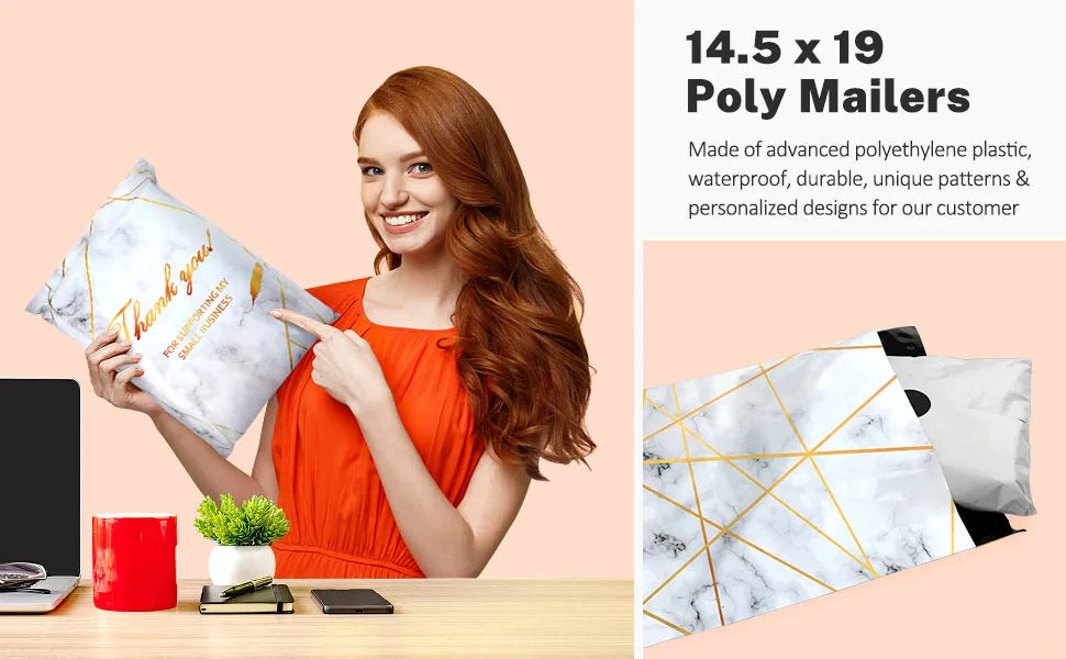 Sturdy Poly Mailers for Shipping Clothing and Essentials