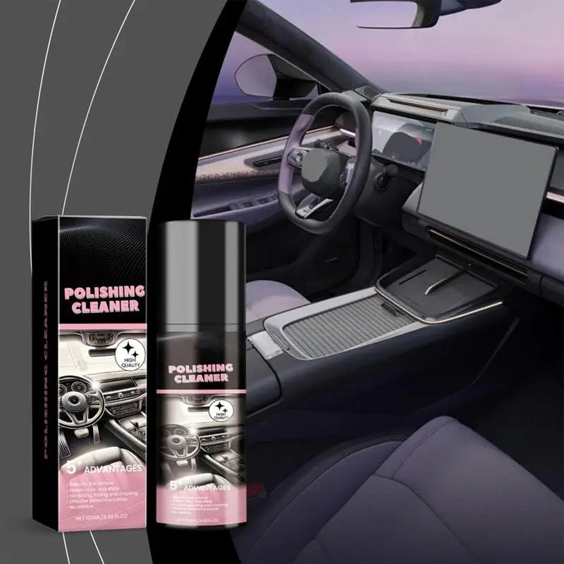 Interior Detailer Spray - Car Polish & Shine Cleaner