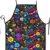 Floral Print Sleeveless Apron for Kitchen, Baking & Crafting
