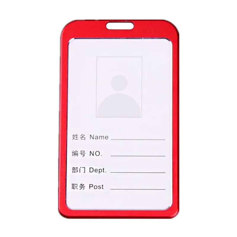 Slim ID Badge Holder with Lanyard