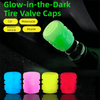 Glow-in-the-Dark Tire Valve Caps (8-Pack)