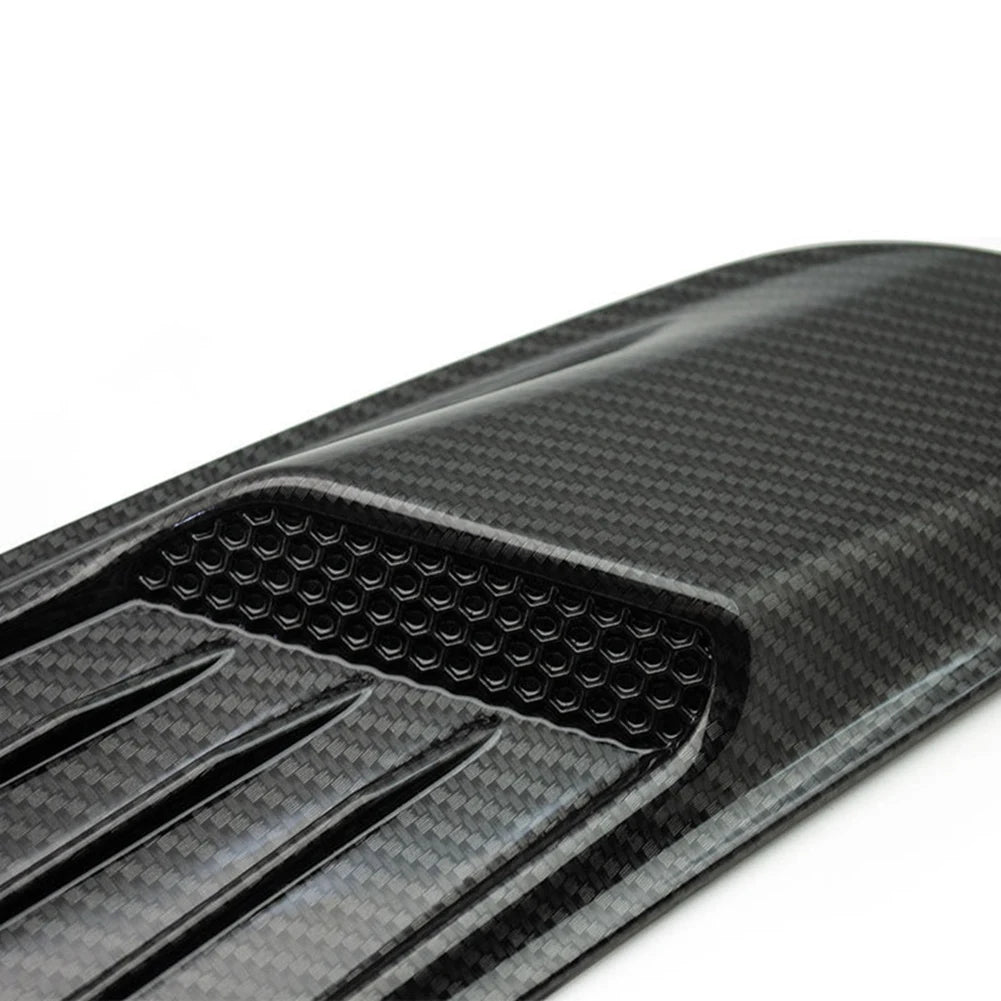 Ford Mustang Hood Air Outlet Vents - ABS Carbon Look