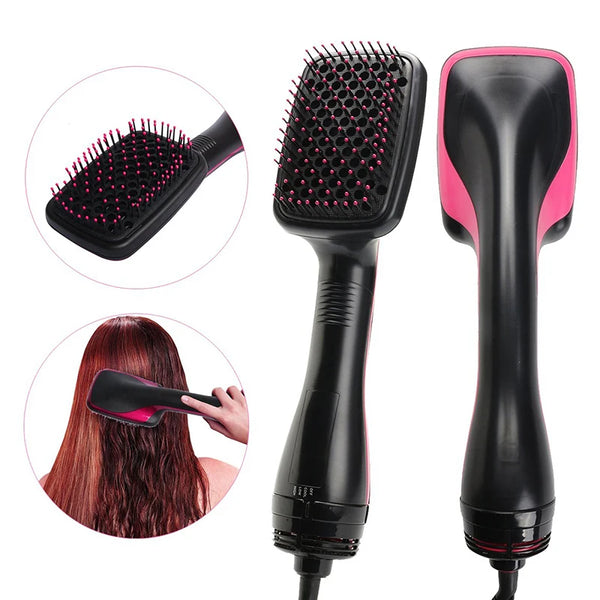 Professional Ceramic Hot Air Hair Straightening Brush