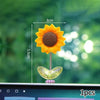 Mini Sunflower Shaking Head Car Decorations (Set of 5)