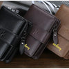 Vintage PU Leather Zipper Wallet for Men