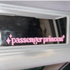 Passenger Princess Car Decal - Cute Waterproof Vinyl Sticker