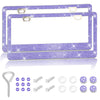 Crystal Rhinestone License Plate Frame for Cars