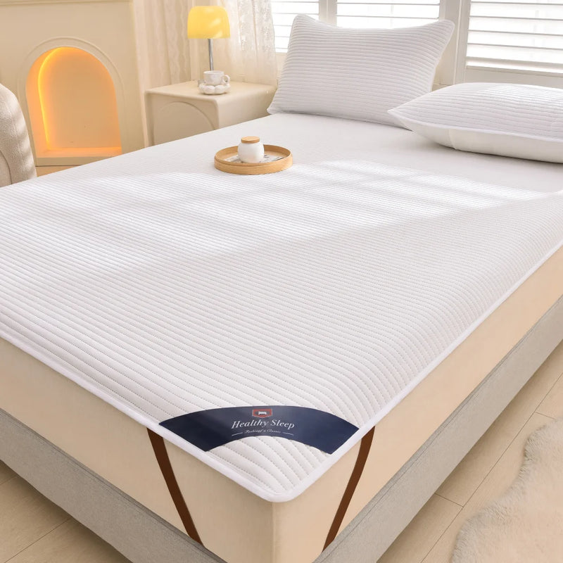Striped Waterproof Mattress Protector