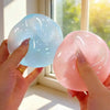 Blue Coconut Oil Moldable Squeeze Ball for Stress Relief