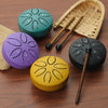 6-Note Steel Tongue Rain Drum for Outdoor Meditation & Relaxation
