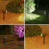 Solar-Powered RGB LED Landscape Spotlight