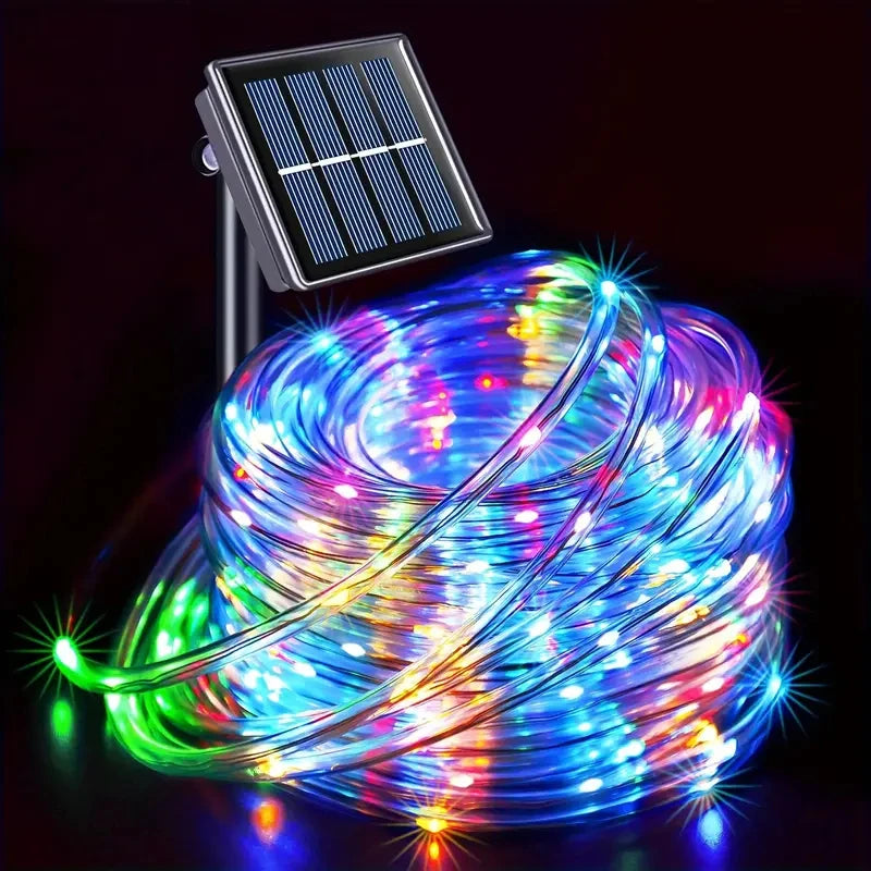 Solar-Powered LED Fairy String Lights