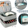 Double-Layer Portable Nail Polish Organizer