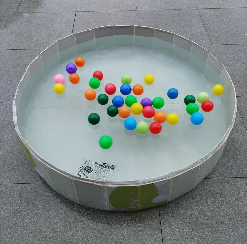 Foldable Anti-Scratch Pet Bath Tub with Quick Drain