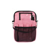 Pink multi-pocket crossbody fanny pack designed for nurses