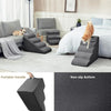 Curved Pet Stairs for Beds and Sofas