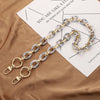 Acrylic Handbag Chain with Resin Accents