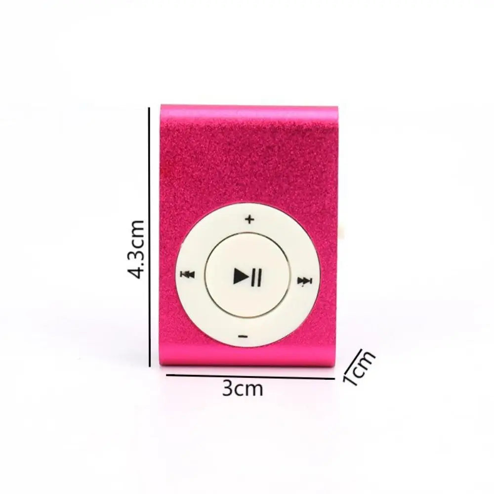 Mini Clip-On MP3 Player with TF Card Support