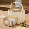 Compact Countertop Ice Cube Maker with Handle