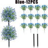 UV-Resistant Faux Orchid Branches for Indoor & Outdoor Decor