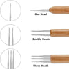Dreadlock Crochet Hook Tool Kit with Comfort-Grip Handles