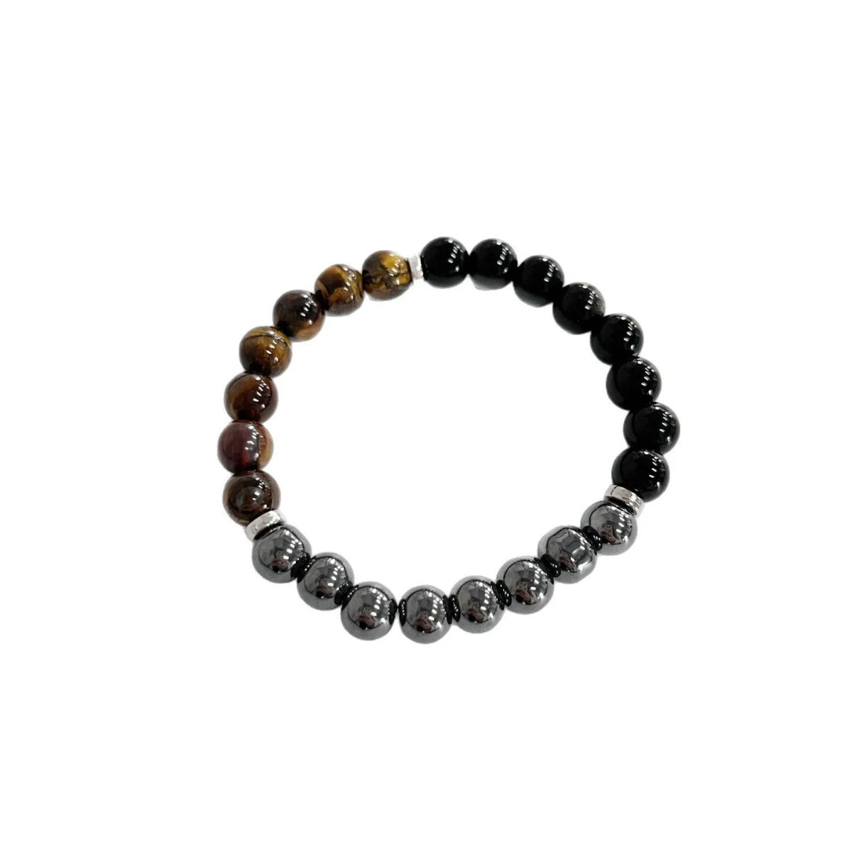 Bracelet Élastique Triple Gemmes