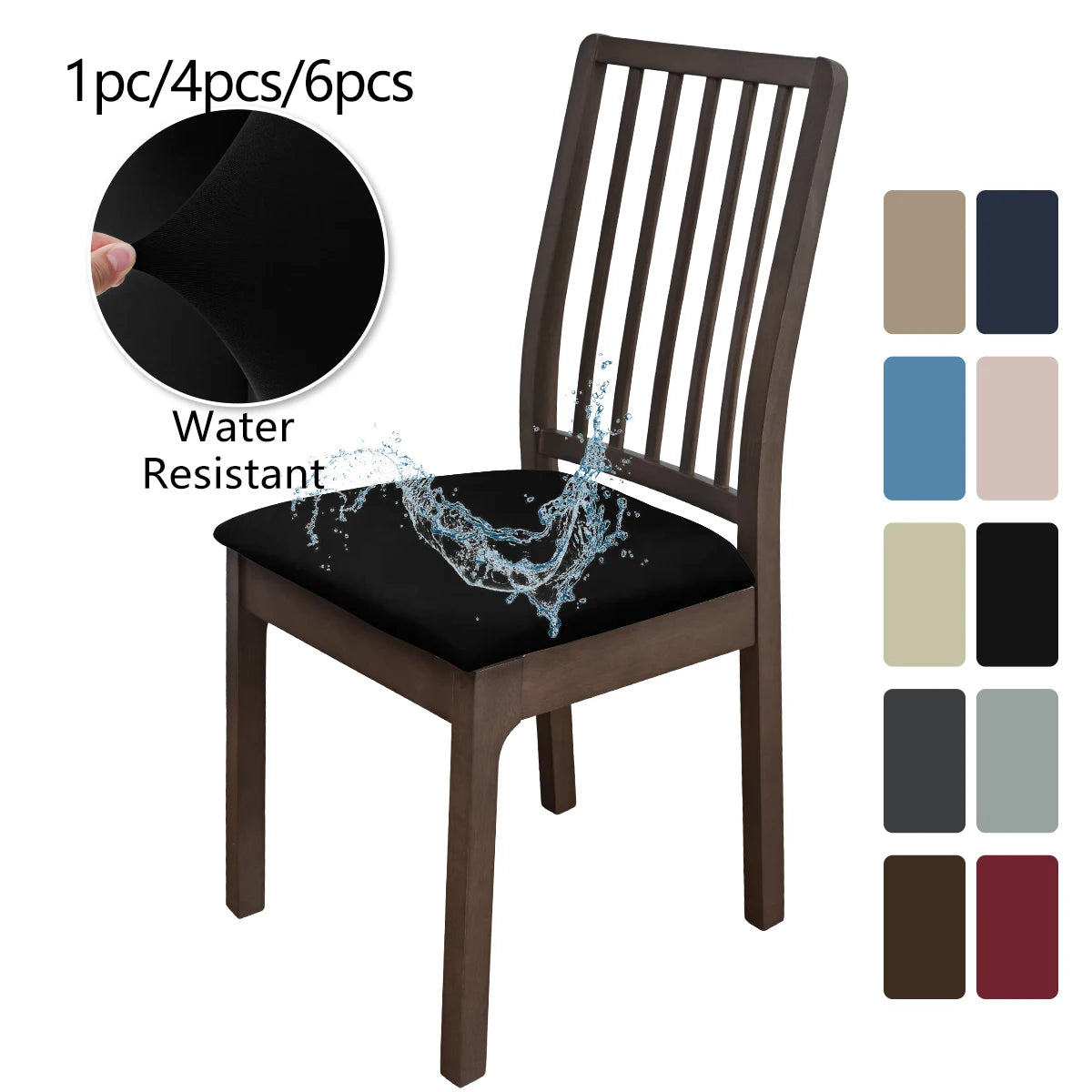 Non-Slip Stretch Bench Cover with Elegant Silk Touch