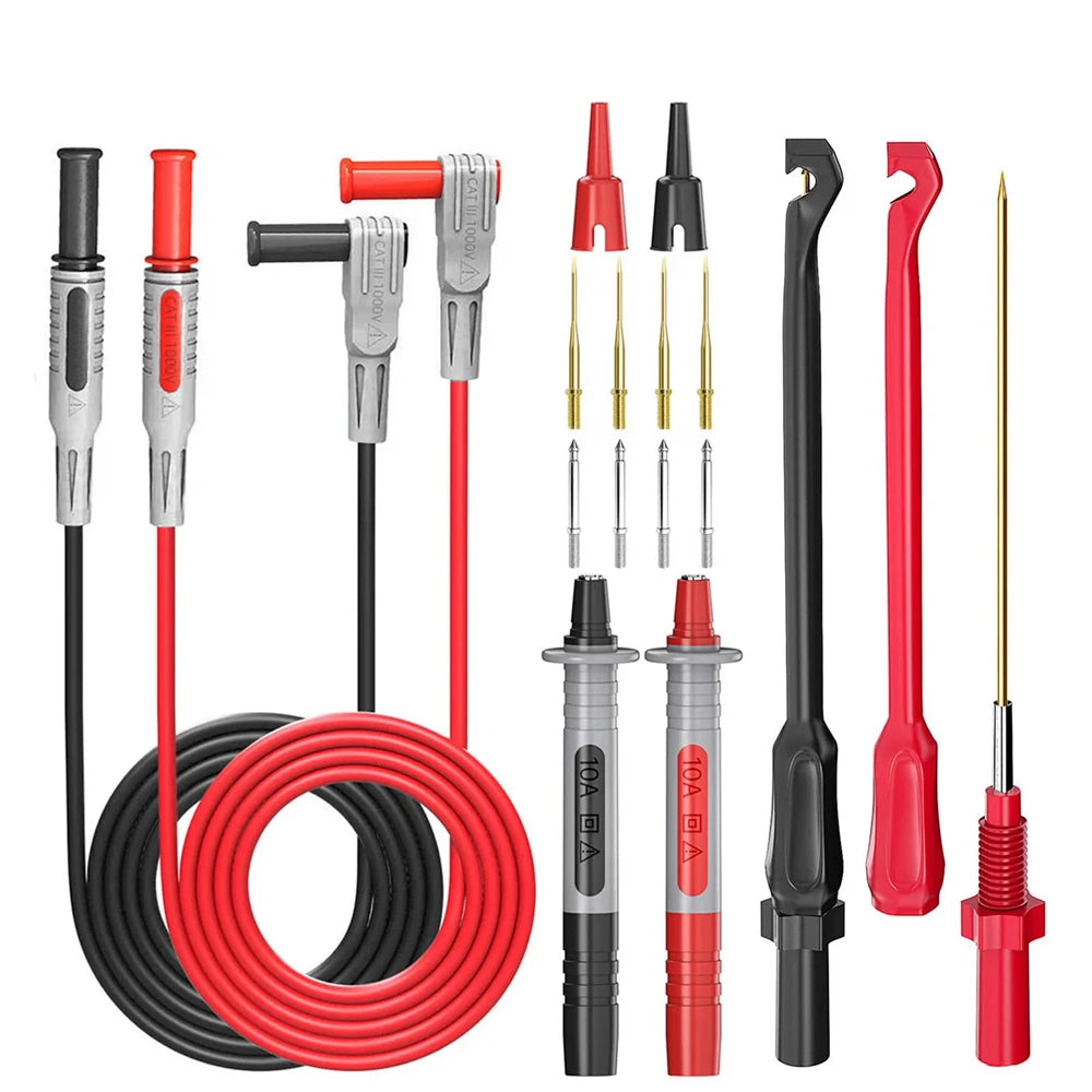 Automotive Multimeter Test Lead Kit with Piercing Probes