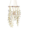 Crystal Willow Suncatcher Wind Chime in Natural Stone Finish