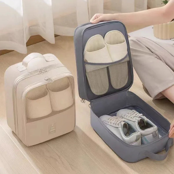 Waterproof Travel Shoe Storage Bag with Mesh Window