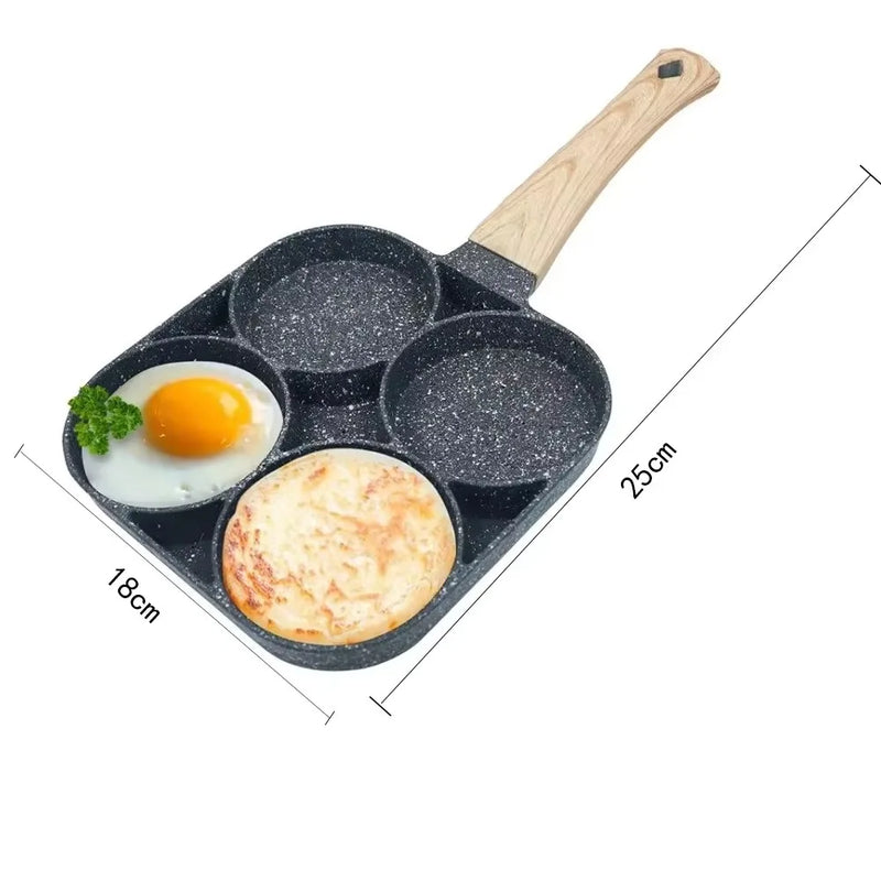 Multi-Hole Non-Stick Frying Pan for Breakfast