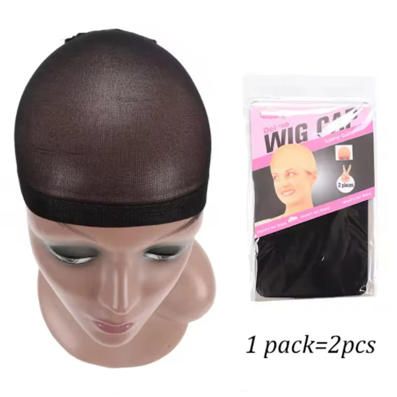 Stretchy Nylon Wig Caps - 6 Pack