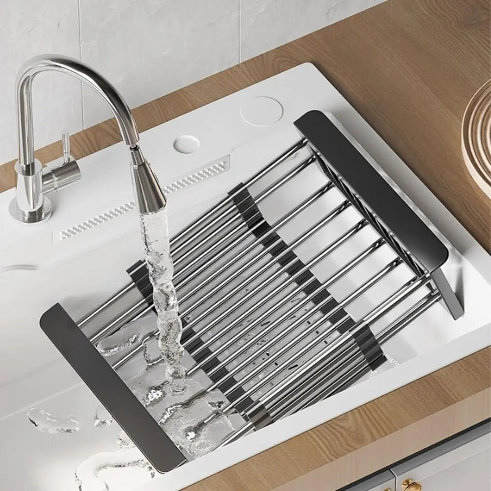 Adjustable Stainless Steel Sink Drain Basket